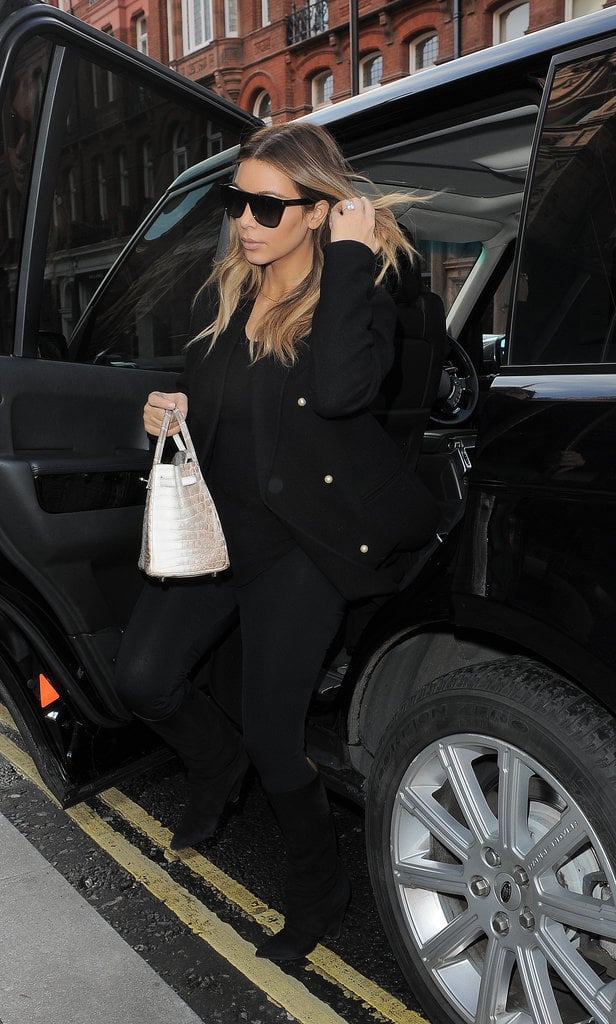 Kim Kardashian Chic Street Style in Paris