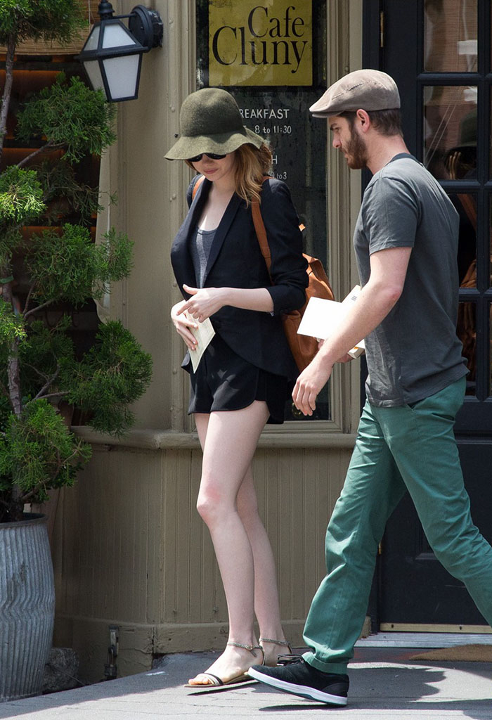 Emma Stone and Andrew Garfield in NYC