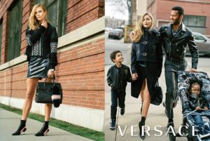Gigi Hadid & Karlie Kloss Play Mums In Versace Fall 2016 Campaign