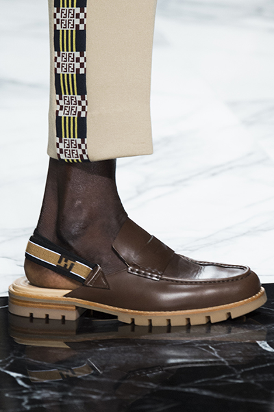 Fendi Men Shoes Spring 2018 are sock boots ready