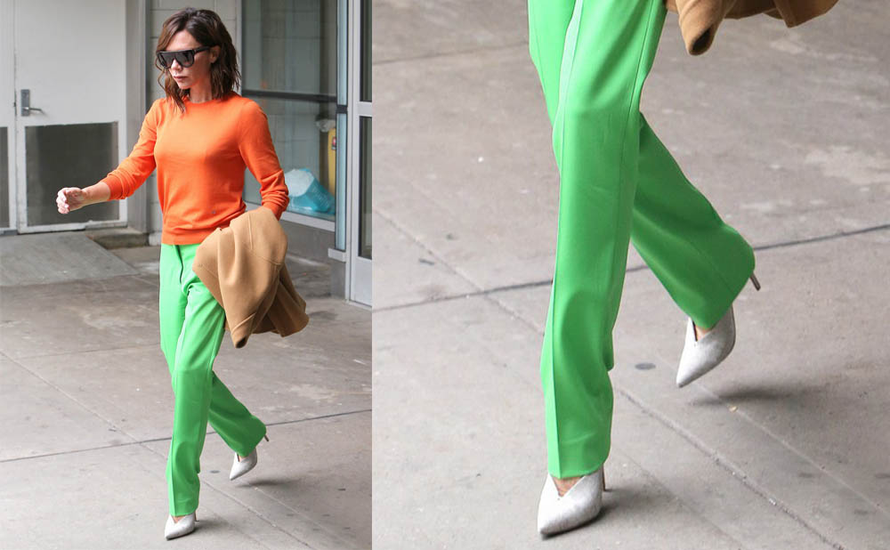 Victoria Beckham Wear Glove Shoes With Everything