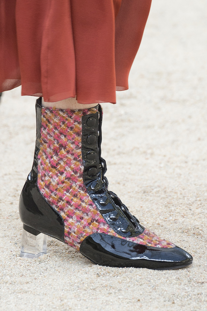 Chanel shoes haute couture fall 2017