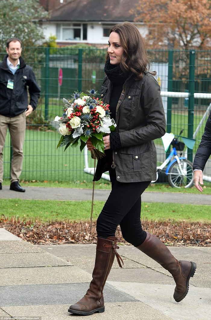 Kate Middleton knee high boot style