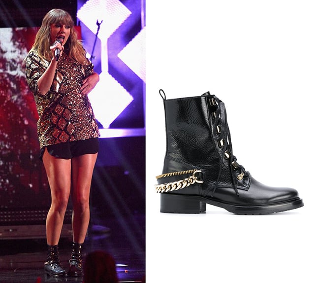 Taylor Swift combat boots style