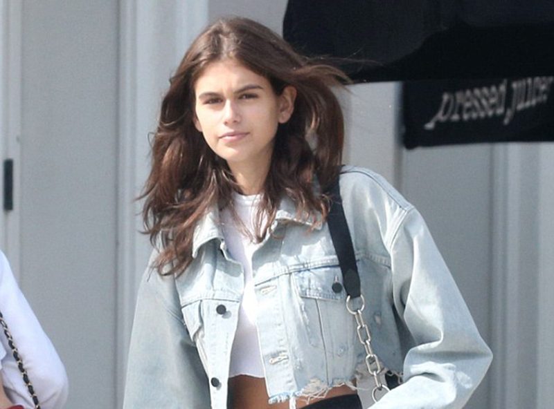 Kaia Gerber ankle boots style
