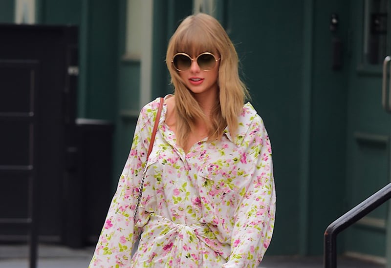 Taylor Swift summer thigh high boots style