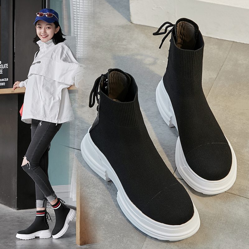 Chiko Colbert Flatform Sneaker Sock Boots
