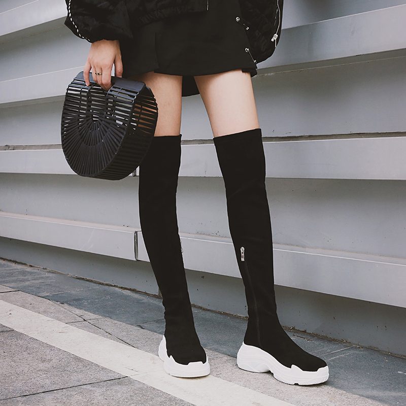 Chiko Dalan Flatform Sock Ankle Boots