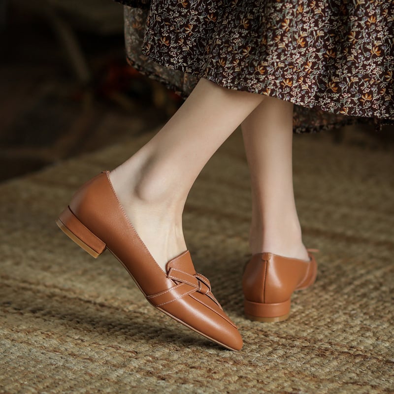 Chiko Shira Pointed Toe Block Heels Loafer