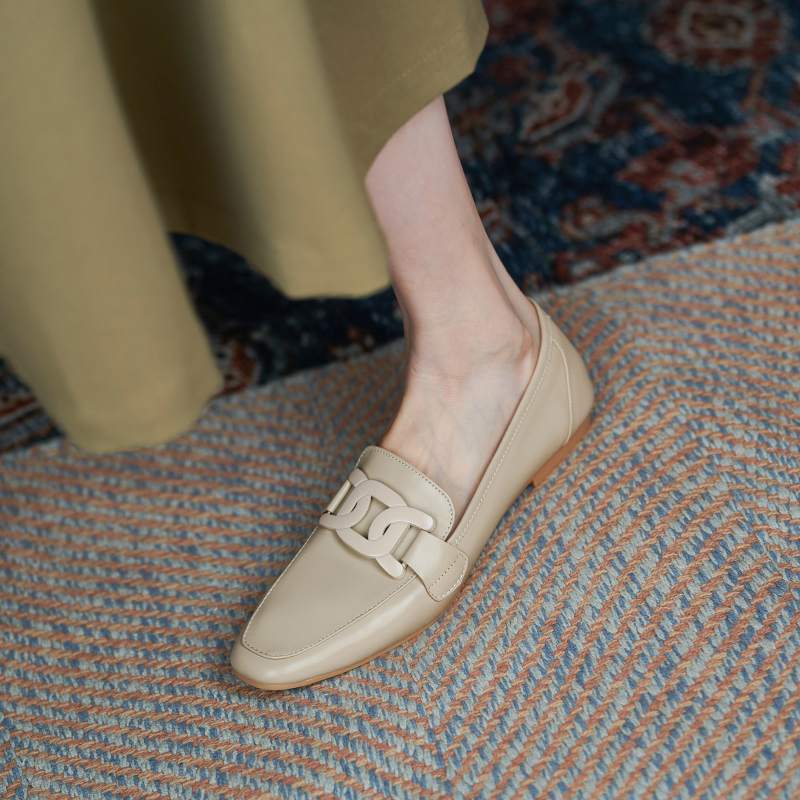 Chiko Ceres Square Toe Block Heels Loafer