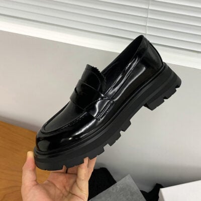 CHIKO Veredigna Round Toe Block Heels Loafers Shoes