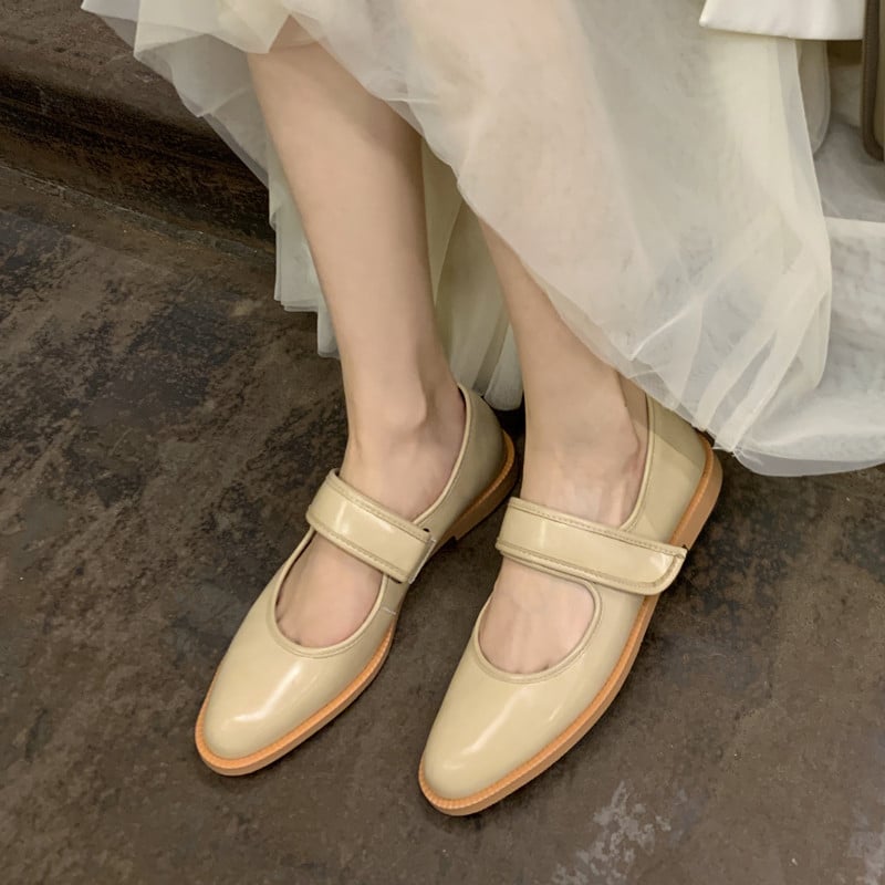 CHIKO Sakuna Round Toe Block Heels Mary Jane Shoes