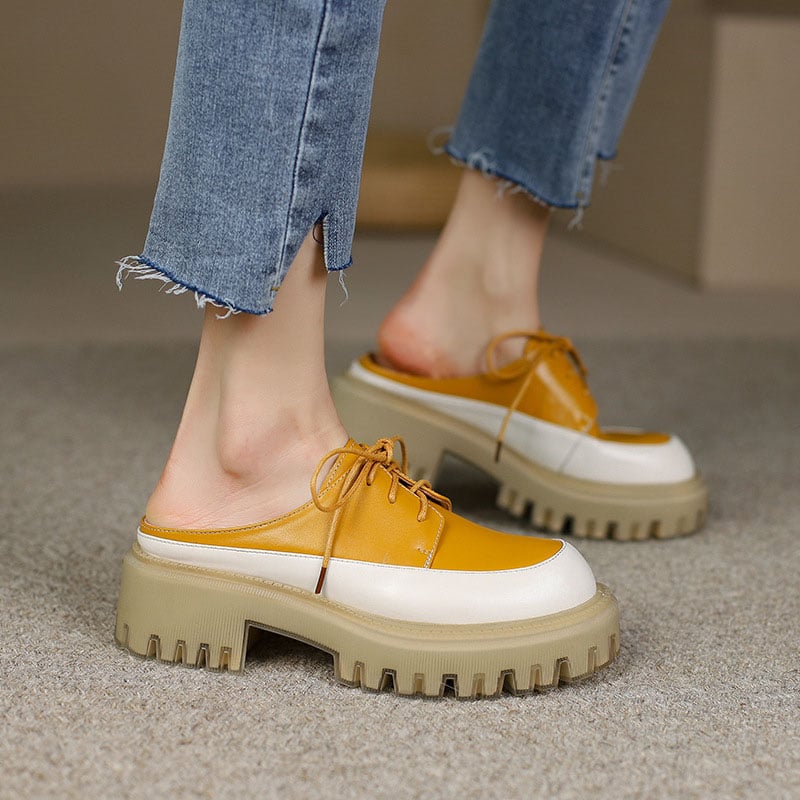 CHIKO Norell Round Toe Flatforms Clogs/Mules Shoes