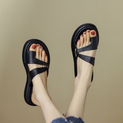 CHIKO Malvina Open Toe Flatforms Slides Sandals