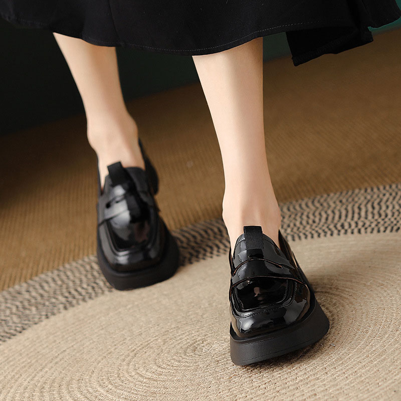CHIKO Atanasia Square Toe Flatforms Loafers Shoes