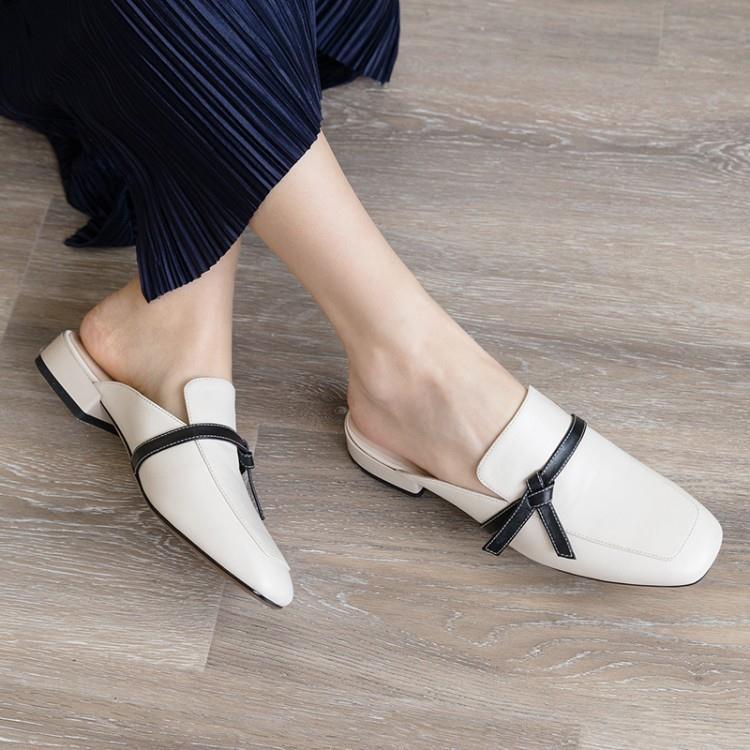 CHIKO Lyndee Square Toe Block Heels Clogs/Mules Shoes