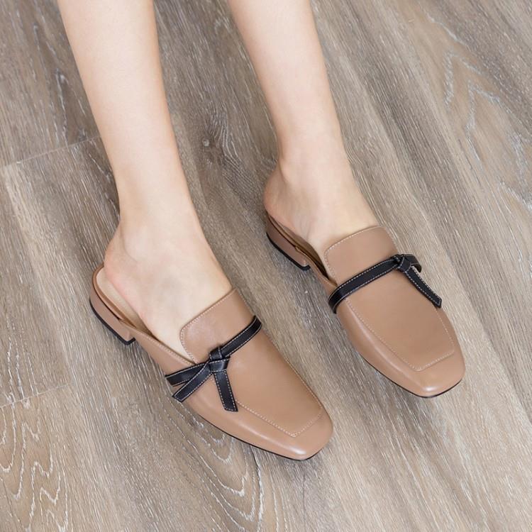 CHIKO Lyndee Square Toe Block Heels Clogs/Mules Shoes