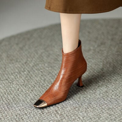 CHIKO Dinka Square Toe Stiletto Ankle Boots