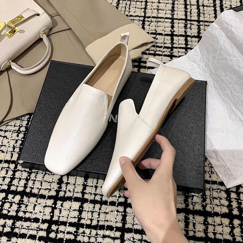 CHIKO Camrie Square Toe Block Heels Loafers Shoes