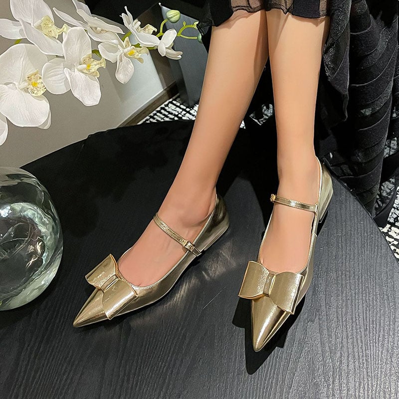 CHIKO Carlisa Pointy Toe Block Heels Mary Jane Shoes
