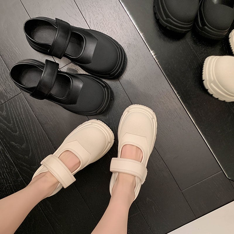 CHIKO Chanise Round Toe Flatforms Mary Jane Shoes