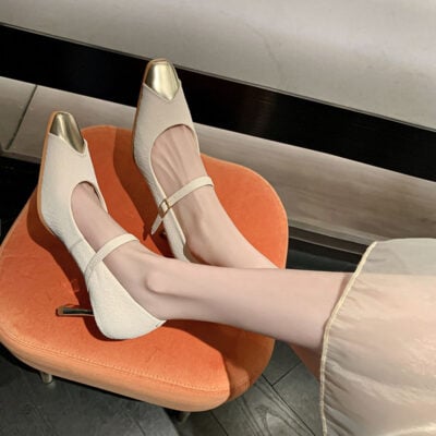 CHIKO Daeshonda Square Toe Stiletto Mary Jane Shoes