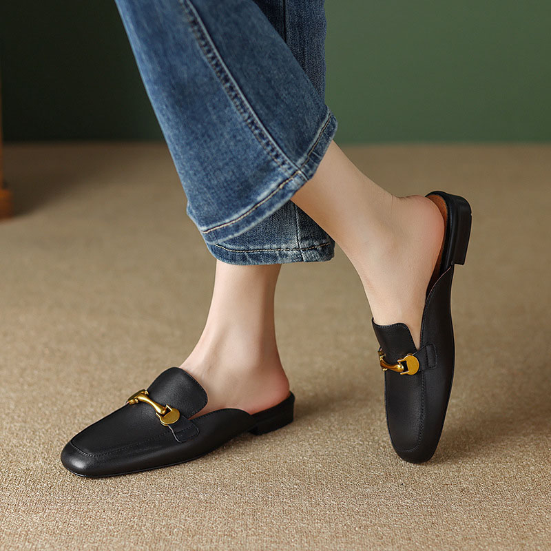 CHIKO Jeanelle Square Toe Block Heels Clogs/Mules Shoes