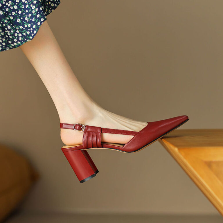 2.75 inch 7 cm heels, mid heels, 2.75 inch heels, Chikoshoes.com