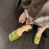 2305BLE90692-5 CHIKO Kaylee Peep Toe Kitten Heels Heeled Sandals
