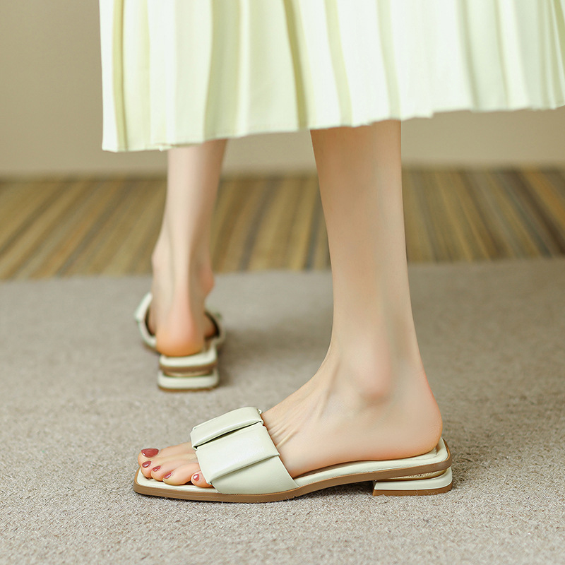 CHIKO Kayleigh Open Toe Block Heels Slides Sandals