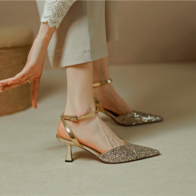 CHIKO Keesha Pointy Toe Stiletto Slingback Shoes