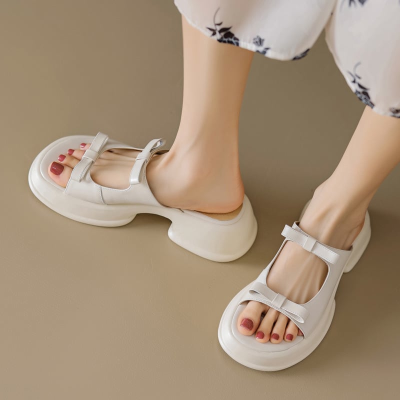 CHIKO Laneisha Open Toe Flatforms Slides Sandals