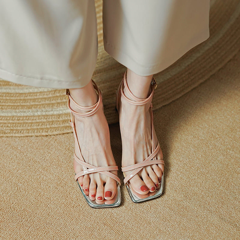 CHIKO Labrenda Open Toe Chunky Heels Heeled Sandals