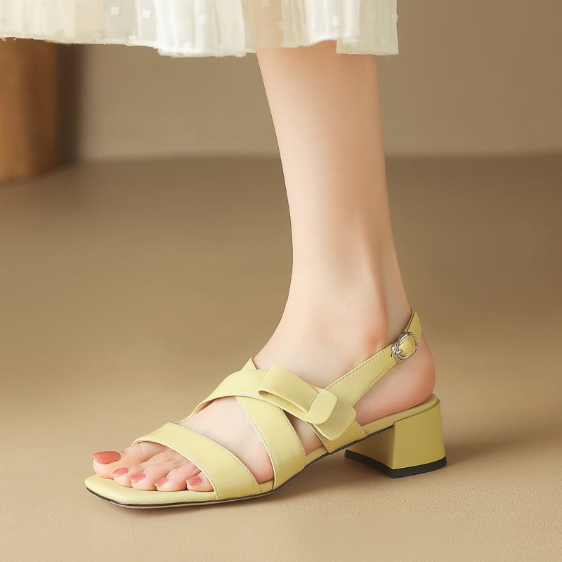 CHIKO Kyana Open Toe Block Heels Heeled Sandals
