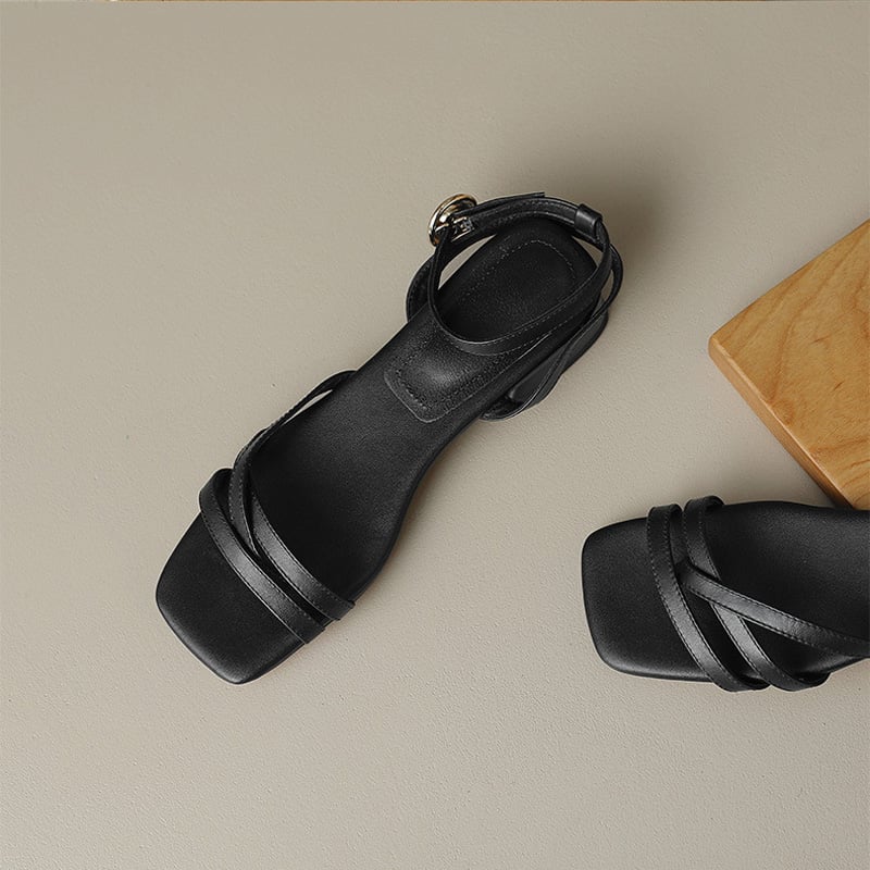 CHIKO Ladivina Open Toe Block Heels Flats Sandals