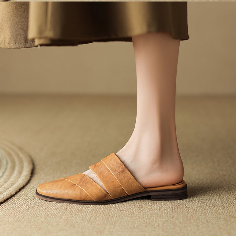 CHIKO Latasha Square Toe Block Heels Clogs/Mules Shoes