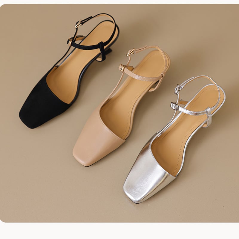 CHIKO Lashonda Square Toe Stiletto Slingback Shoes