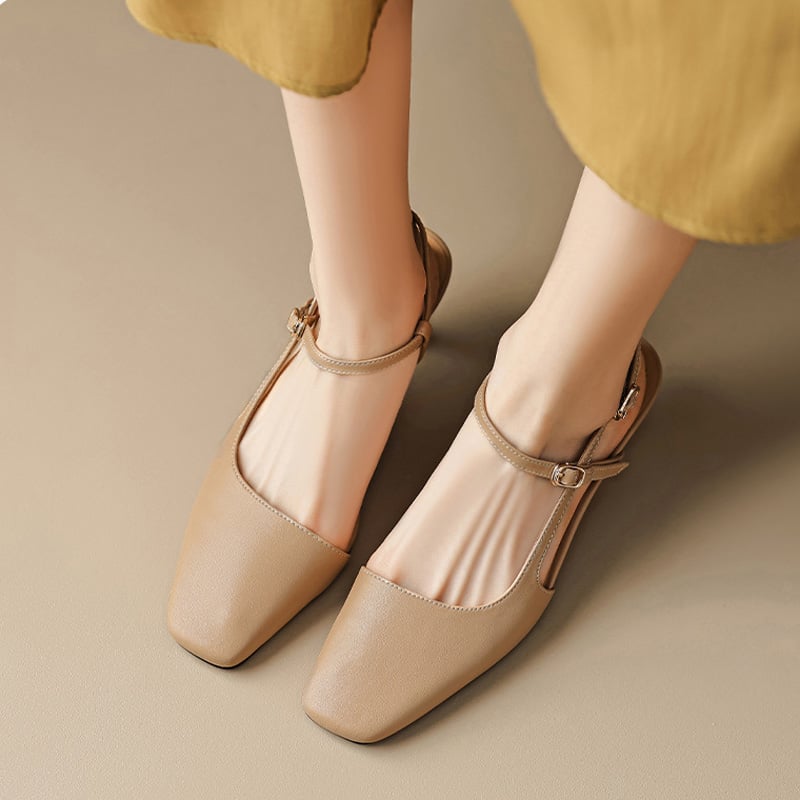 CHIKO Lashonda Square Toe Stiletto Slingback Shoes
