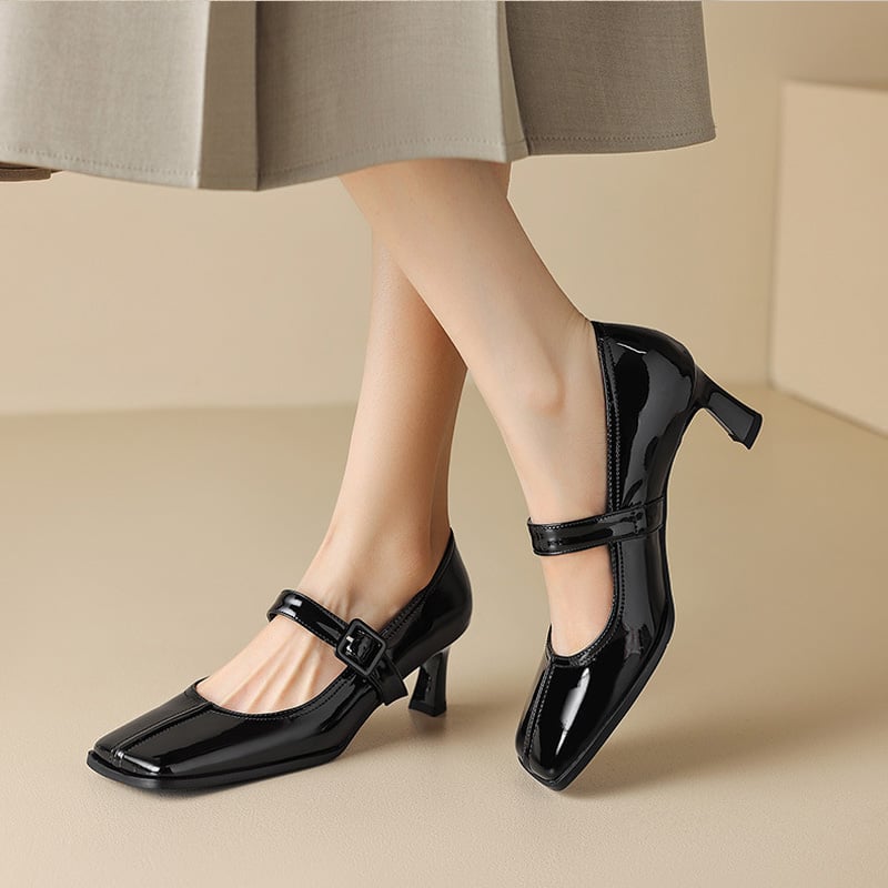 CHIKO Lashawnda Square Toe Stiletto Mary Jane Shoes