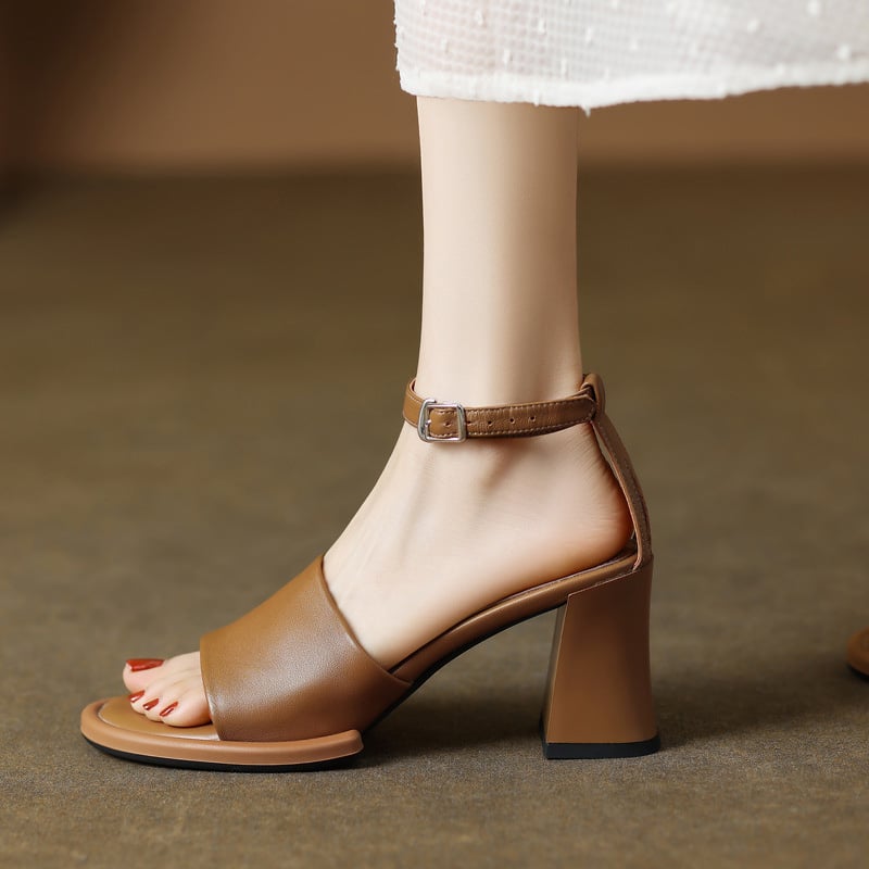 CHIKO Maddisen Open Toe Block Heels Heeled Sandals