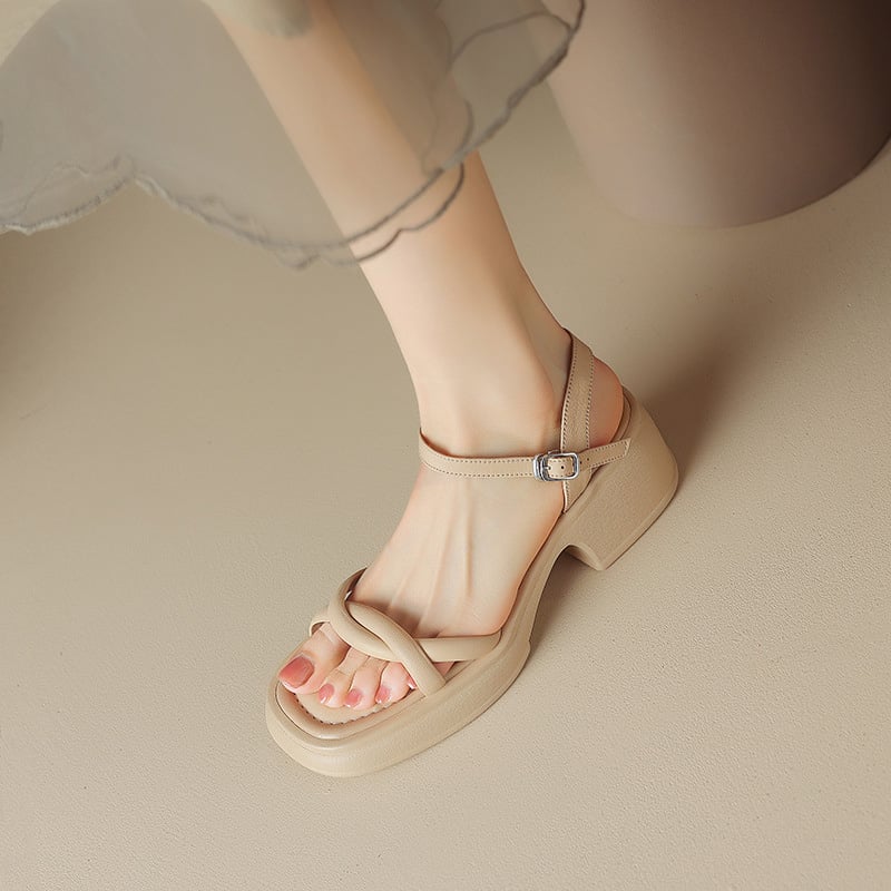 CHIKO Lora Open Toe Block Heels Heeled Sandals