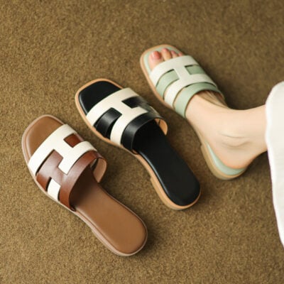 CHIKO Lorie Open Toe Block Heels Slides Sandals