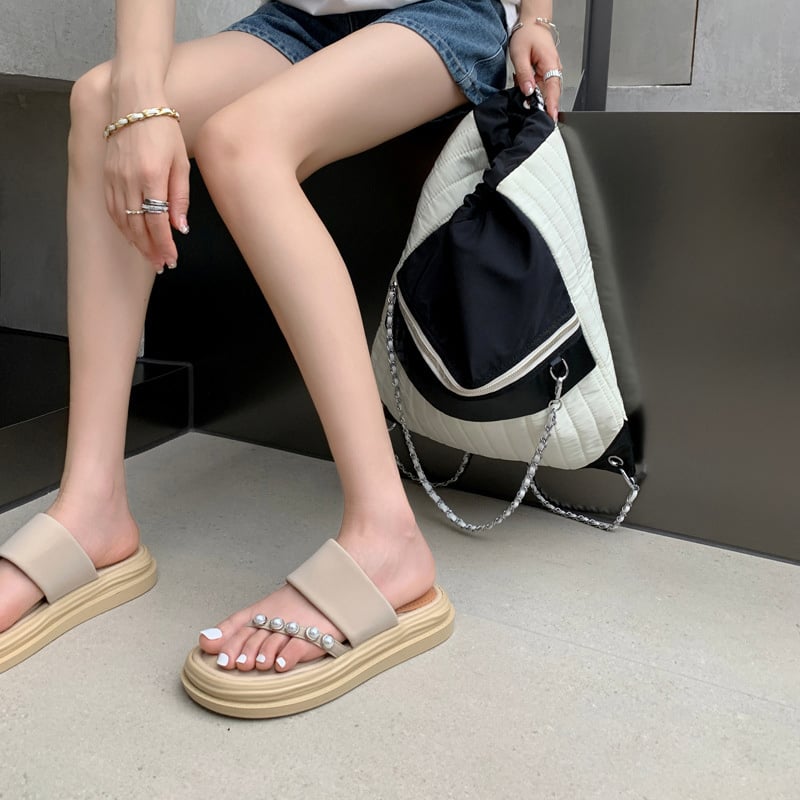 CHIKO Lisann Open Toe Flatforms Slides Sandals