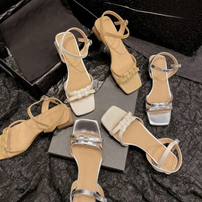CHIKO Marie-Eve Open Toe Block Heels Heeled Sandals