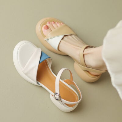 CHIKO Mahayla Open Toe Block Heels Platforms Sandals