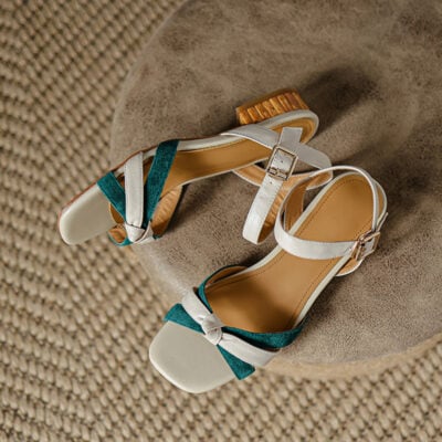 CHIKO Laurelei Open Toe Block Heels Flats Sandals