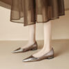 2308KYZFZF4637-6 CHIKO Tangi Pointy Toe Block Heels Pumps Shoes