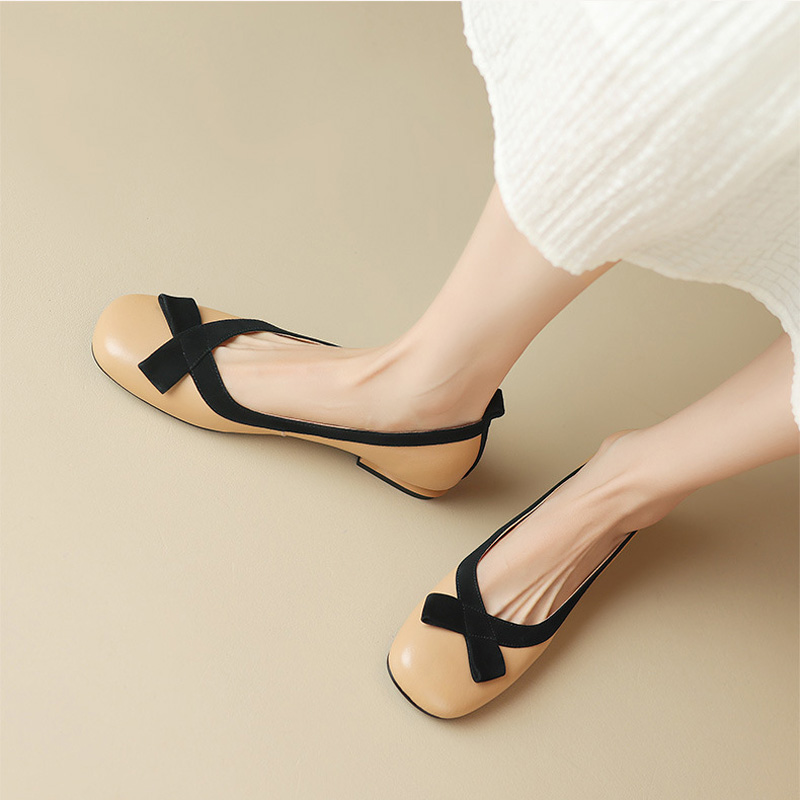 CHIKO Unika Square Toe Block Heels Pumps Shoes