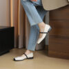2403HMYH669-5 CHIKO Ariah Square Toe Block Heels Mary Jane Shoes