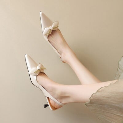 CHIKO Zahra Pointy Toe Stiletto Slingback Shoes